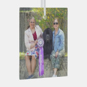 Speciale bestelling voor Carol B Glas Ornament (Voorkant Rechts)