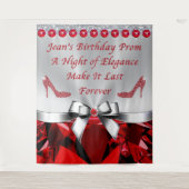 Speciale bestelling voor Jean, Ruby verjaardag ach Wandkleed (Voorkant)