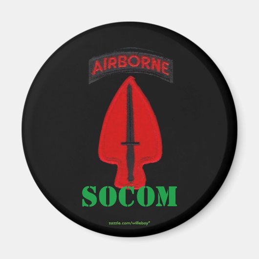speciale bewerkingen, socom soc patch Magnet (Voorkant)