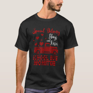 Speciale bezorgen op school en Kisses-schoolbusmon T-shirt