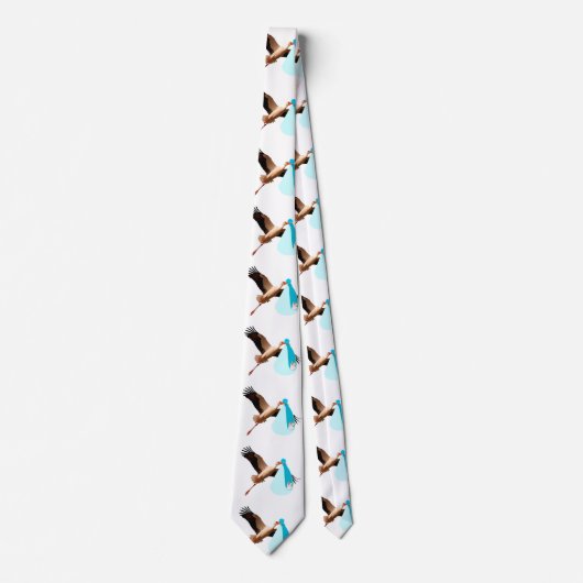 Speciale Bezorging Baby Boy Witte stropdas (Voorkant)