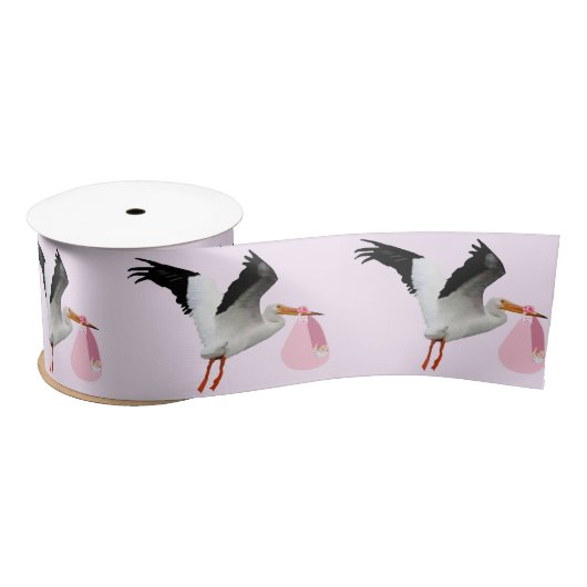 Speciale Bezorging Baby Meisje Roze Lint (Spoel)