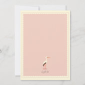 Speciale bezorging drieling geboorteaankondiging aankondiging (Achterkant)