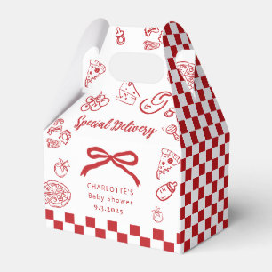 Speciale bezorging Fantasievolle Boog Baby Shower Bedankdoosjes