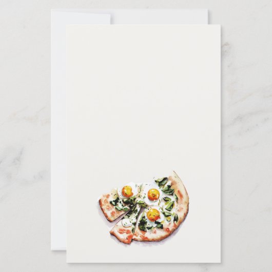 Speciale bezorging Pizza Advies voor mama Baby sho (Achterkant)