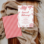 Speciale bezorging Pizza Baby shower Kaart