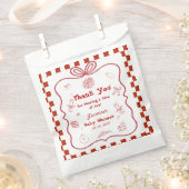 Speciale bezorging Pizza Baby shower Party Bedankzakje (Geknipt)