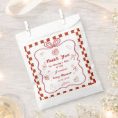 Speciale bezorging Pizza Baby shower Party Bedankzakje (Geknipt)