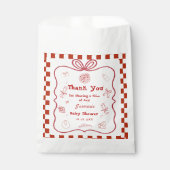 Speciale bezorging Pizza Baby shower Party Bedankzakje (Voorkant)