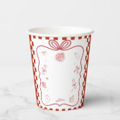 Speciale bezorging Pizza Baby shower Party Papieren Bekers (Achterkant)