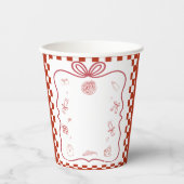 Speciale bezorging Pizza Baby shower Party Papieren Bekers (Voorkant)