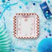 Speciale bezorging Pizza Baby shower Party Papieren Bordje (Feest)