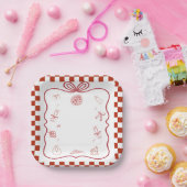 Speciale bezorging Pizza Baby shower Party Papieren Bordje (Feest)