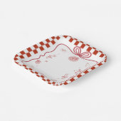 Speciale bezorging Pizza Baby shower Party Papieren Bordje (Gebogen)