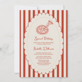 Speciale Bezorging Pizza Feestje Baby Shower Kaart (Voorkant)