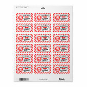 Speciale bezorging van de kerstman Kerstcadeau Etiket (Full Sheet)
