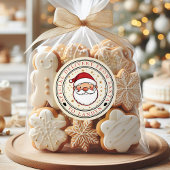 Speciale bezorging van Santa Custom Ronde Sticker