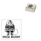 speciale bezorgingskerstman rubberstempel (Gestempeld)