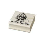 speciale bezorgingskerstman rubberstempel (Stempel)