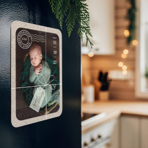 Speciale bezorgingspakketten Baby geboorte en foto Magneet