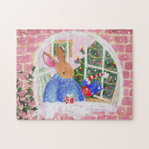 Speciale bezorgingspuzzel legpuzzel