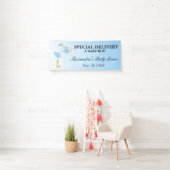 Speciale bezorgingswinkel Baby Boy Shower Banner (Insitu)