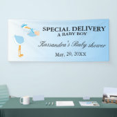 Speciale bezorgingswinkel Baby Boy Shower Banner (Beurs)
