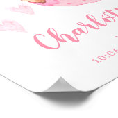 Speciale bezorgingswinkels Bunny Baby Birth Stats Poster (Hoek)