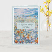 Speciale bidkaart voor kankerpatiënten kaart (Gele Bloem)