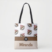 Speciale Big Smile Sock Monkey Emoji Tote Bag (Voorkant)