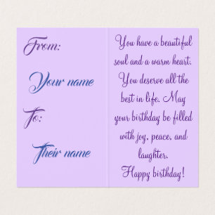 Speciale Birthday Kaart