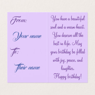 Speciale Birthday Kaart