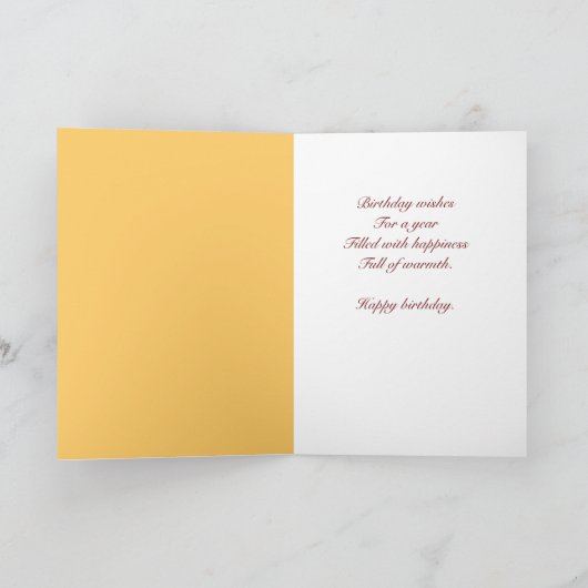 Speciale Birthday Wishes Kaart (Binnen)