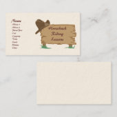 Speciale  Biz-kaarten met Westerne stijl Visitekaartje (Voorkant / Achterkant)