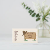 Speciale  Biz-kaarten met Westerne stijl Visitekaartje (Staand voorkant)