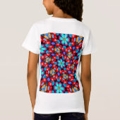 Speciale bloempatronen t-shirt (Achterkant)