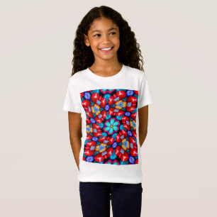 Speciale bloempatronen t-shirt