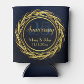 Speciale Blue Gold Royal Jubileum Luxury Blikjeskoeler (Voorkant)