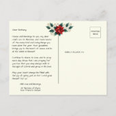 Speciale boodschap aan het Kind St. Nicolaas van M Briefkaart (Achterkant)