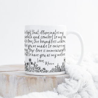 Speciale boodschap voor mama, dankbaarheidsmok koffiemok