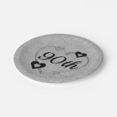  speciale borden 90e papieren bordje (Gekanteld)