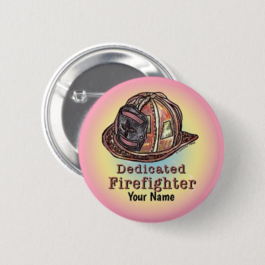 Speciale brandbluspennen ronde button 5,7 cm (Voorkant /achterkant)