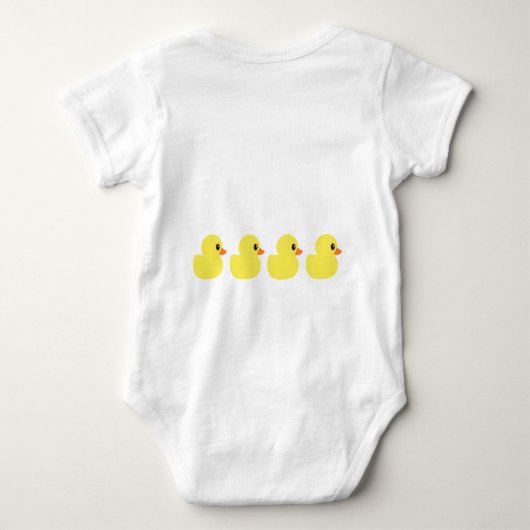 Speciale broekpak voor Rubber Ducky Romper (Achterkant)