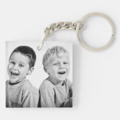 Speciale broerwoordenboek, aangepaste foto sleutelhanger (Achterkant)