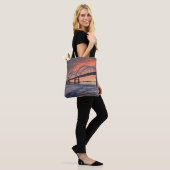 Speciale brug op de Sunset Canvas tas (Op model)