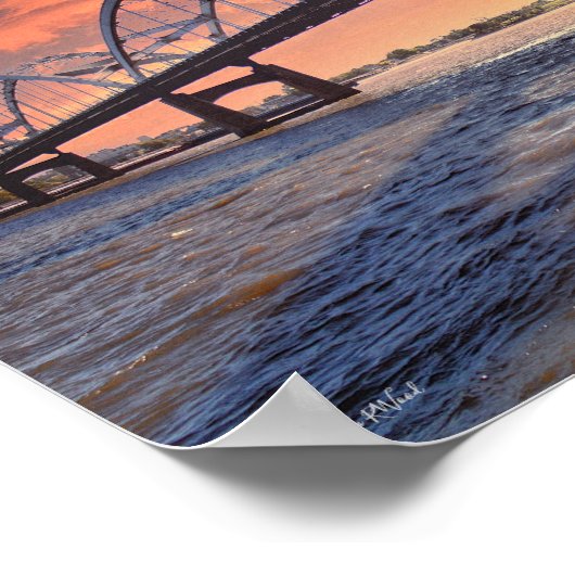 Speciale brug over de Mississippi Poste Poster (Hoek)