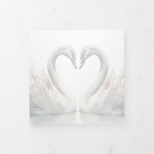 Speciale bruiloft Foto toevoegen Drieluik Aankondiging (Cover)