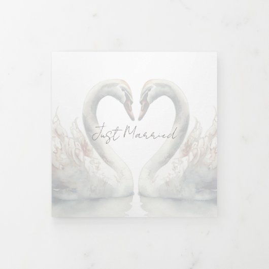 Speciale bruiloft Foto toevoegen Drieluik Aankondiging (Cover)