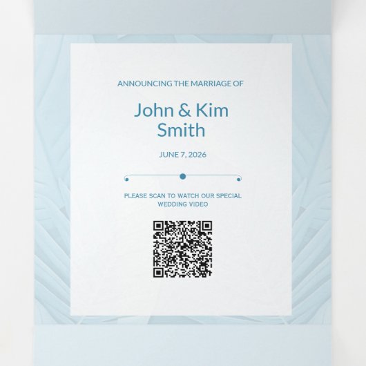 Speciale bruiloft Voeg foto drievoudige aankondigi Drieluik Aankondiging (Binnenkant midden)