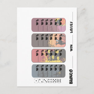 Speciale Bunco Post Card nodigt u uit Uitnodiging Briefkaart